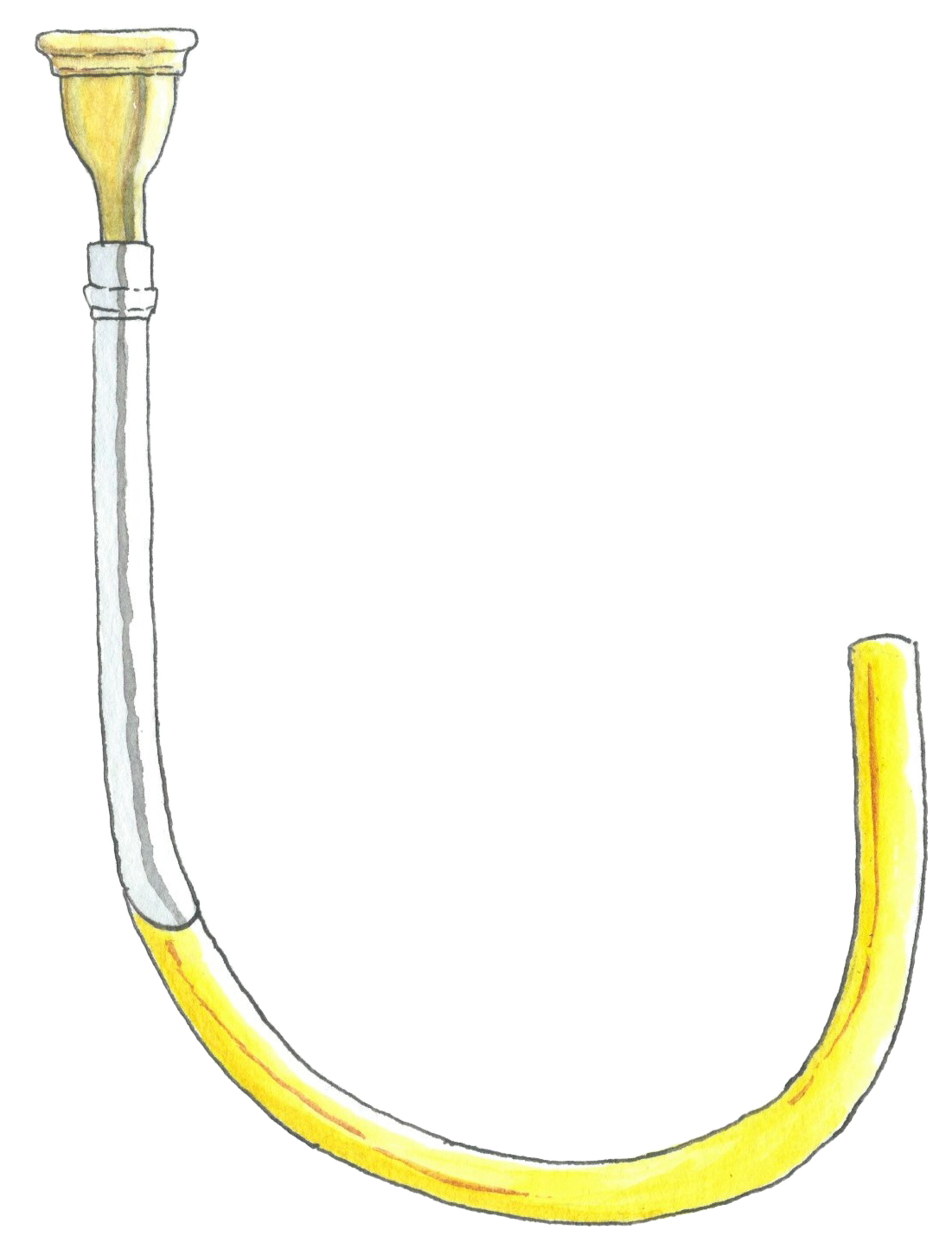 Buchstabe L plastisch gezeichnet